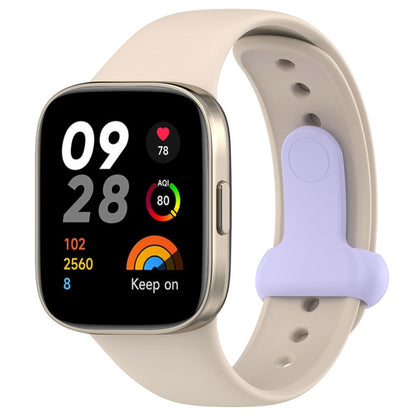 Silikone Universal Rem passer til Xiaomi Redmi Watch 3 / Xiaomi Mi Watch Lite 3 - Hvid#serie_7