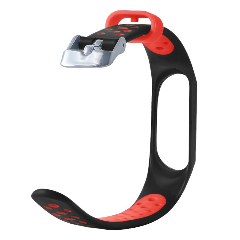 Vildt fint Xiaomi Mi Smart Band 4 Silikone Rem - Sort#serie_1