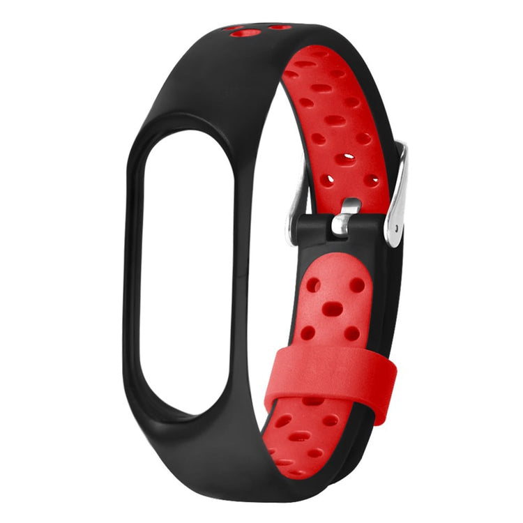 Vildt fint Xiaomi Mi Smart Band 4 Silikone Rem - Sort#serie_1