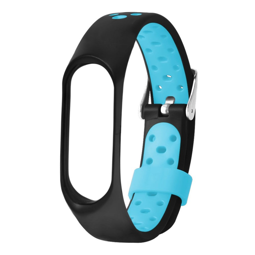 Vildt fint Xiaomi Mi Smart Band 4 Silikone Rem - Sort#serie_3