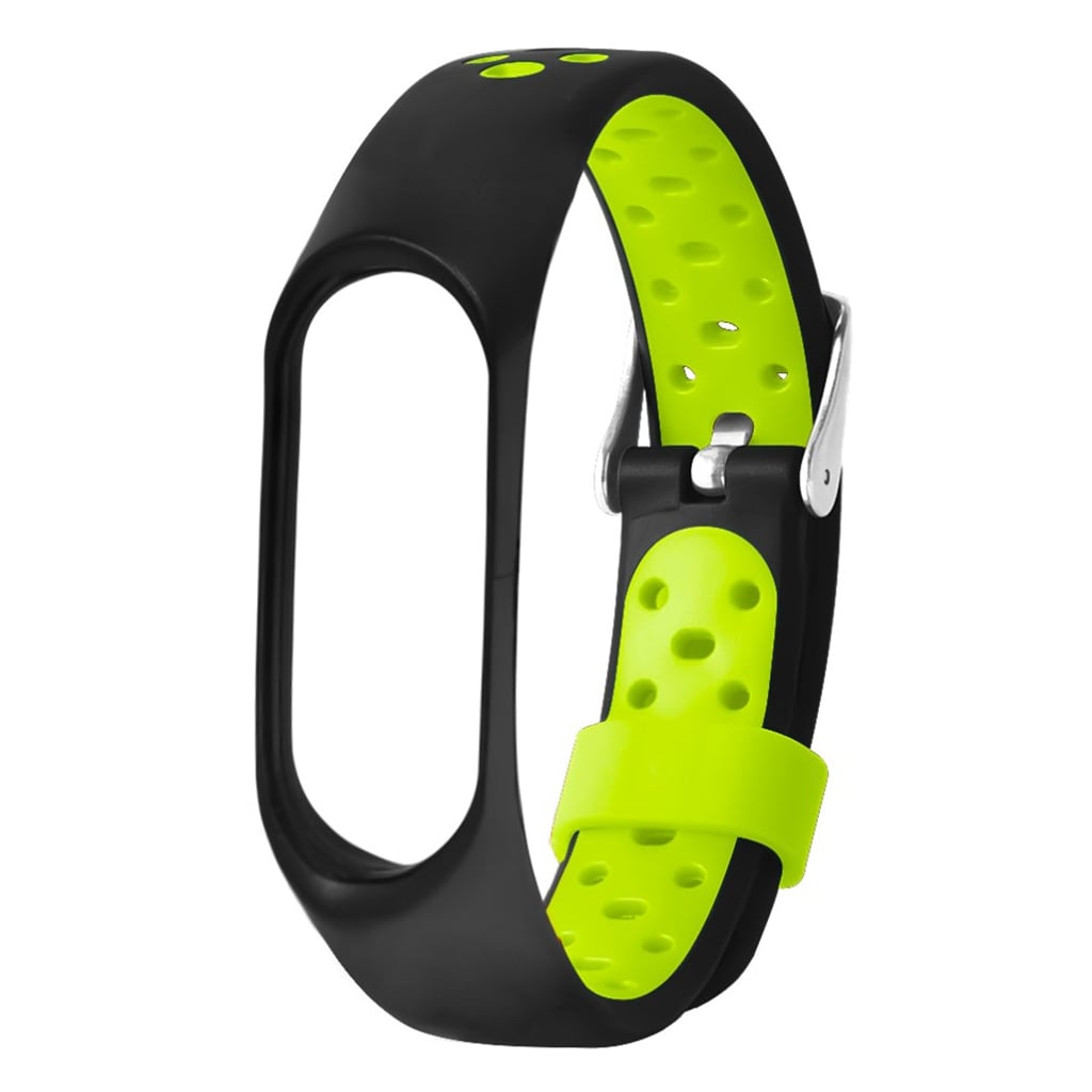 Vildt fint Xiaomi Mi Smart Band 4 Silikone Rem - Sort#serie_4