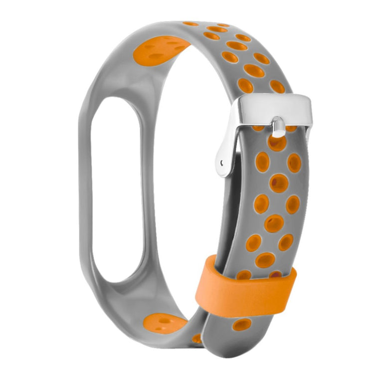 Vildt fint Xiaomi Mi Smart Band 4 Silikone Rem - Sølv#serie_5