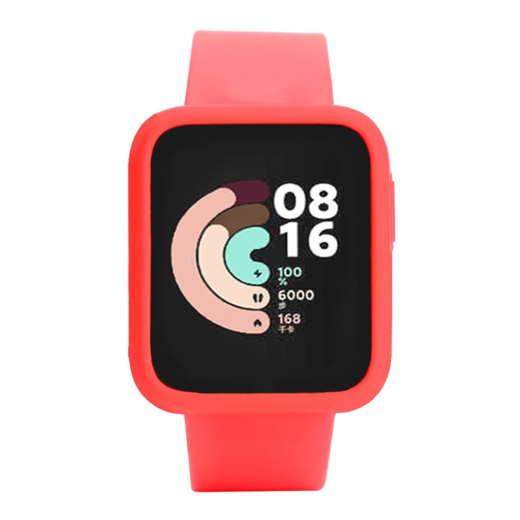 Xiaomi Redmi Watch Enkel Silikone Bumper  - Rød#serie_2