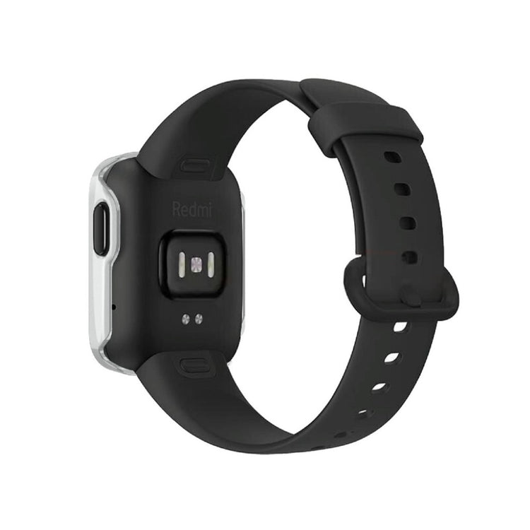 Rigtigt Fed Xiaomi Redmi Watch Silikone og Glas Cover - Sølv#serie_4