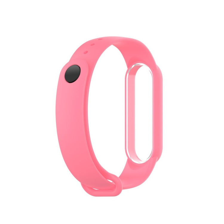 Mega fed Xiaomi Mi Band 5 Silikone Rem - Pink#serie_5