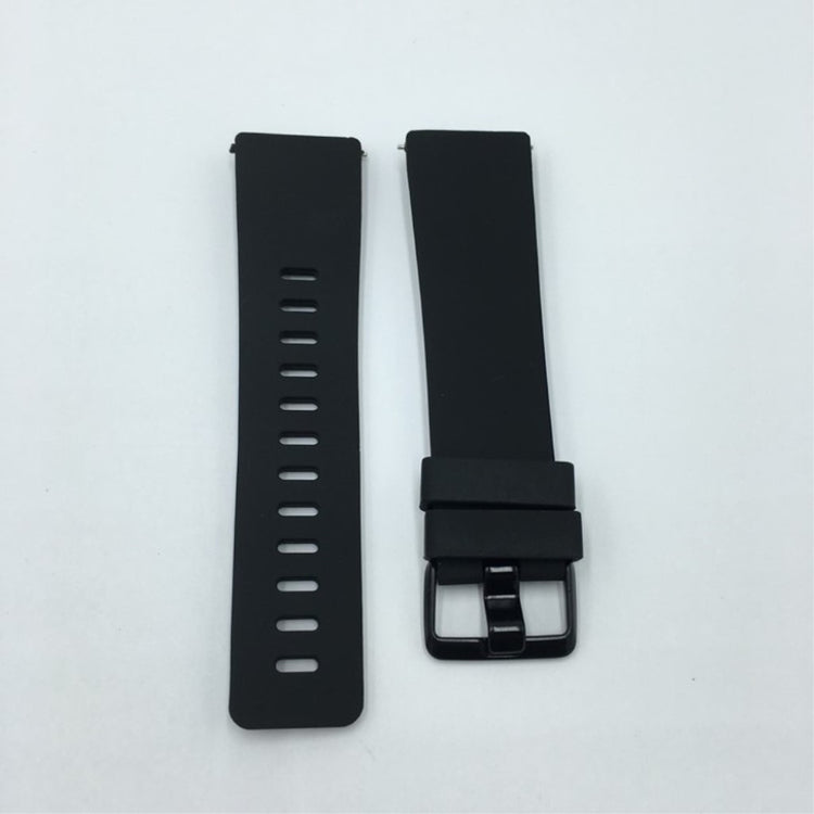 Vildt skøn Fitbit Versa 2 Silikone Rem - Sort#serie_1