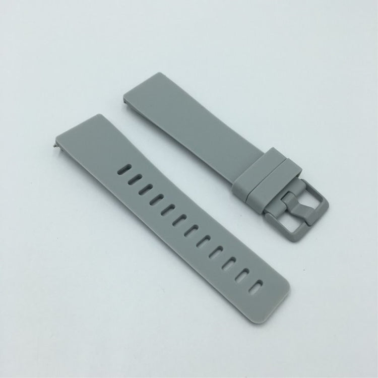 Vildt skøn Fitbit Versa 2 Silikone Rem - Sølv#serie_2