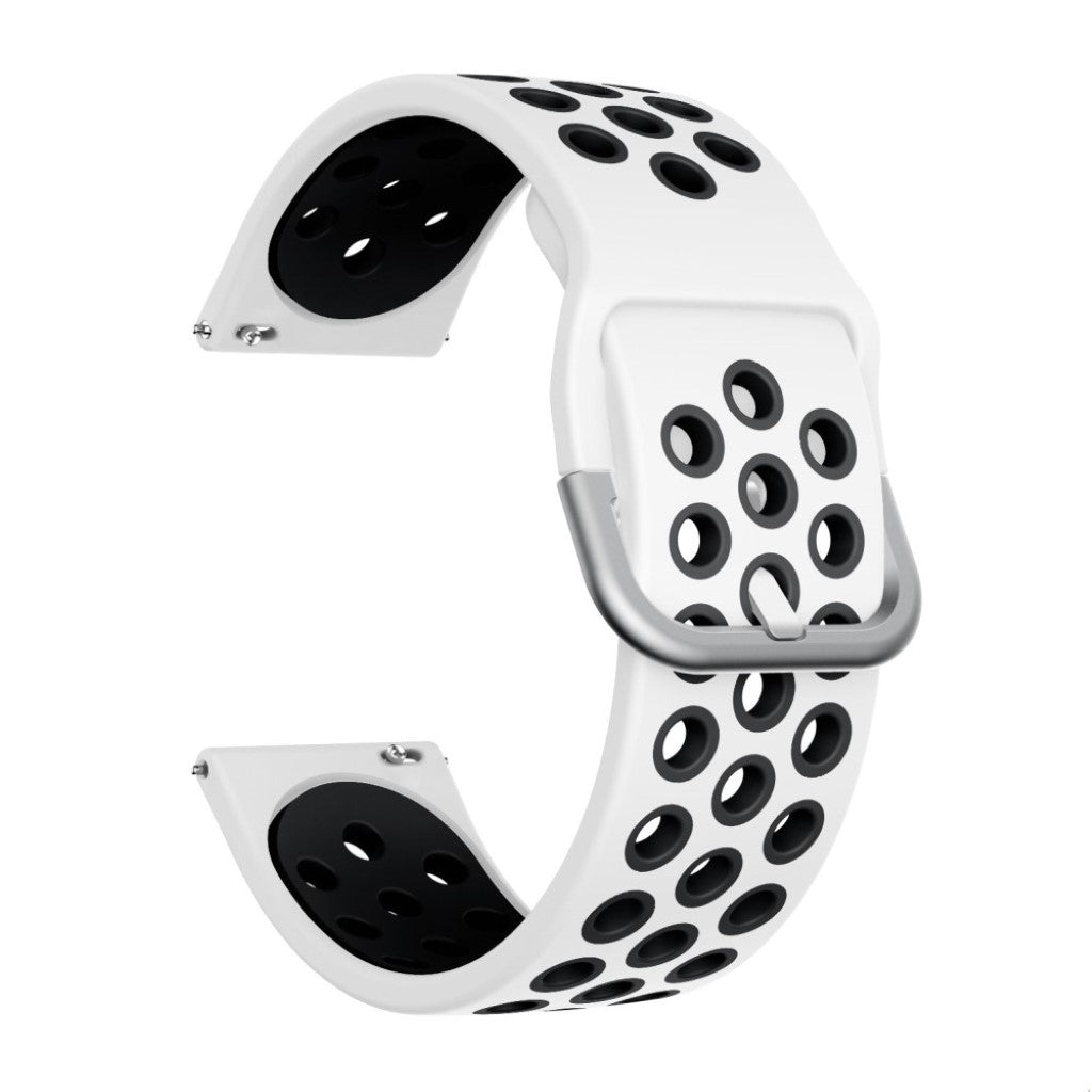 Meget fed Fitbit Versa 2 Silikone Rem - Hvid#serie_2