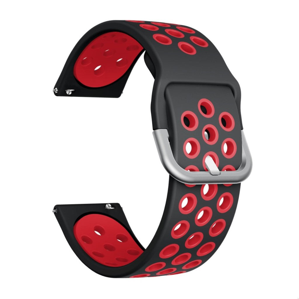 Meget fed Fitbit Versa 2 Silikone Rem - Rød#serie_3