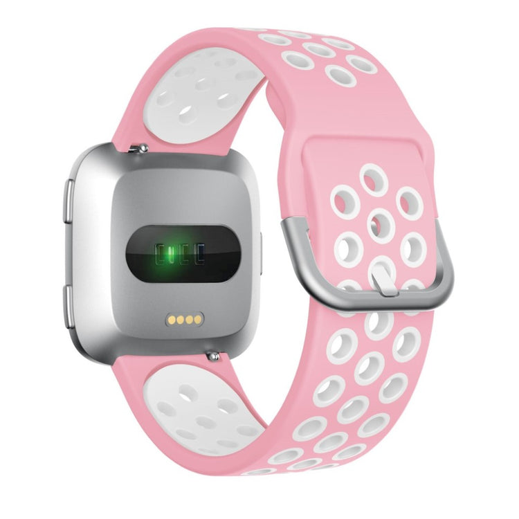 Meget fed Fitbit Versa 2 Silikone Rem - Pink#serie_4