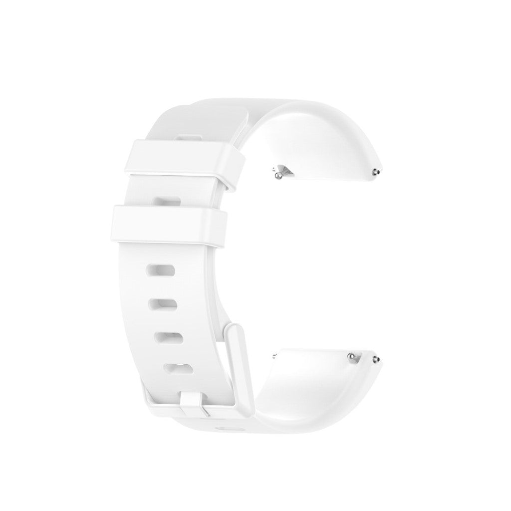 Stilfuld Fitbit Versa 2 / Fitbit Versa Lite Silikone Rem - Størrelse: L - Hvid#serie_2