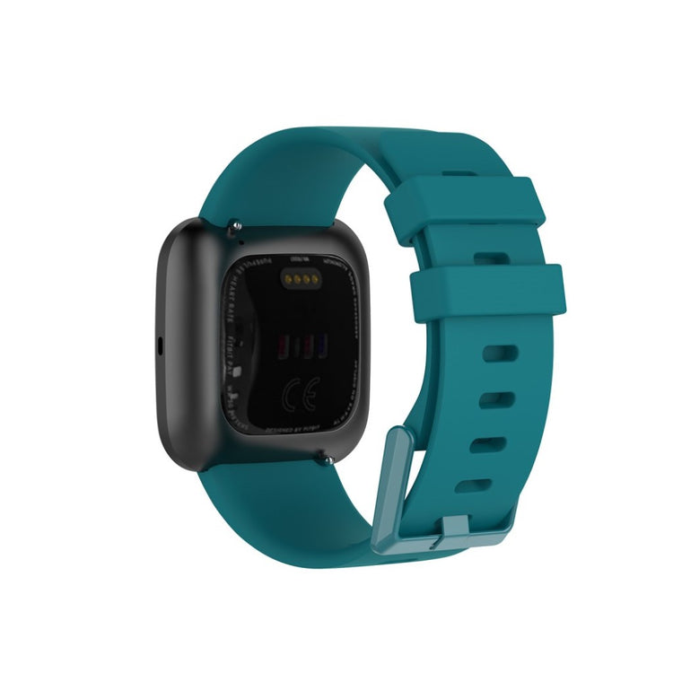 Stilfuld Fitbit Versa 2 / Fitbit Versa Lite Silikone Rem - Størrelse: L - Grøn#serie_8