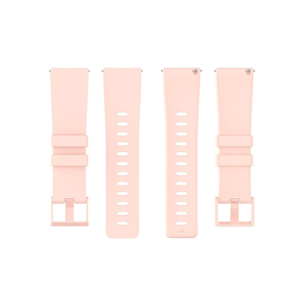 Vildt sejt Fitbit Versa 2 / Fitbit Versa Lite Silikone Rem - Størrelse: S - Pink#serie_5