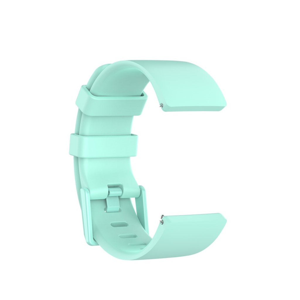 Vildt sejt Fitbit Versa 2 / Fitbit Versa Lite Silikone Rem - Størrelse: S - Grøn#serie_9