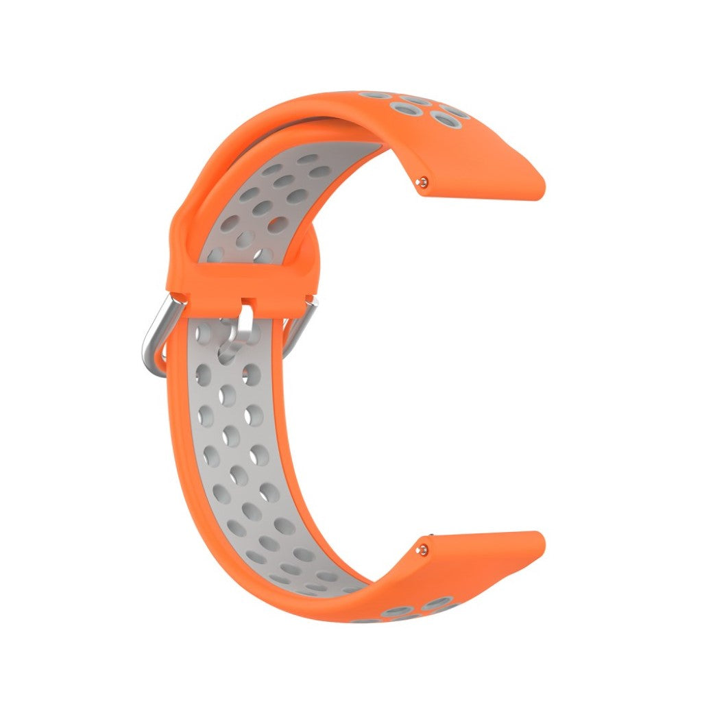 Meget nydelig Universal Fitbit Silikone Rem - Orange#serie_3