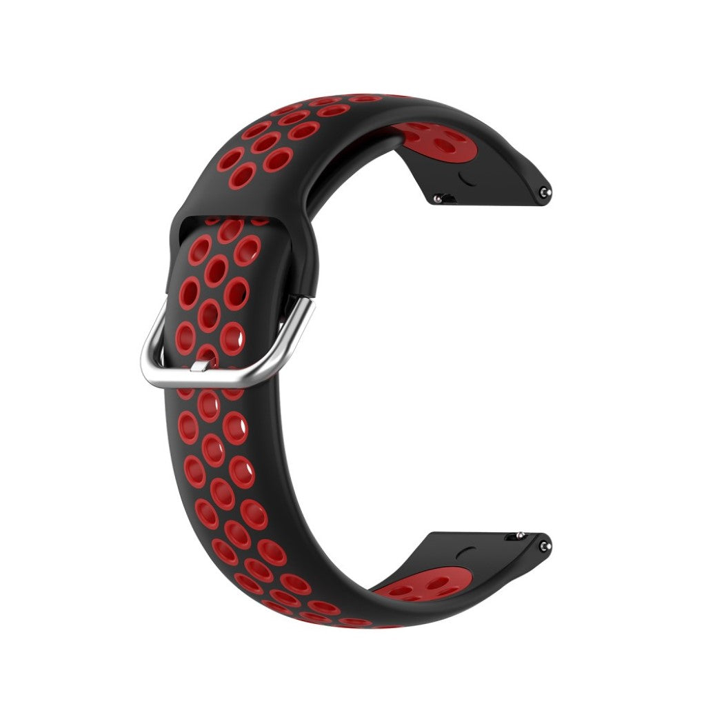 Meget nydelig Universal Fitbit Silikone Rem - Rød#serie_6