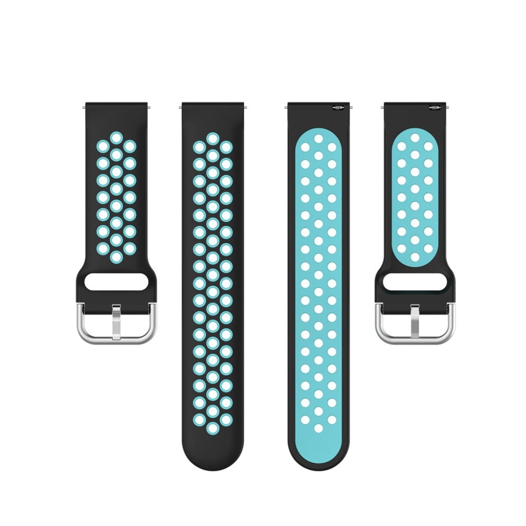 Meget nydelig Universal Fitbit Silikone Rem - Blå#serie_9