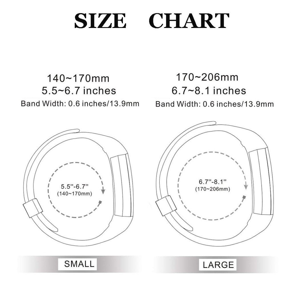 Rigtigt rart Fitbit Alta Silikone Rem - Størrelse: S - Sølv#serie_1
