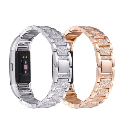 Meget flot Fitbit Charge 2 Metal Rem - Sort#serie_1