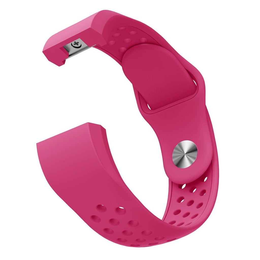 Meget elegant Fitbit Charge 2 Silikone Rem - Pink#serie_3