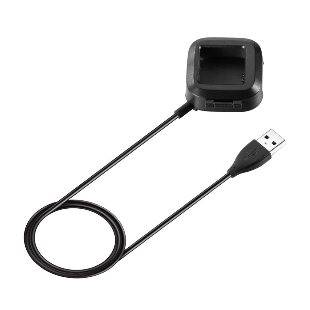 Fitbit Versa Kabel Til Opladnings Dock - Sort#serie_056