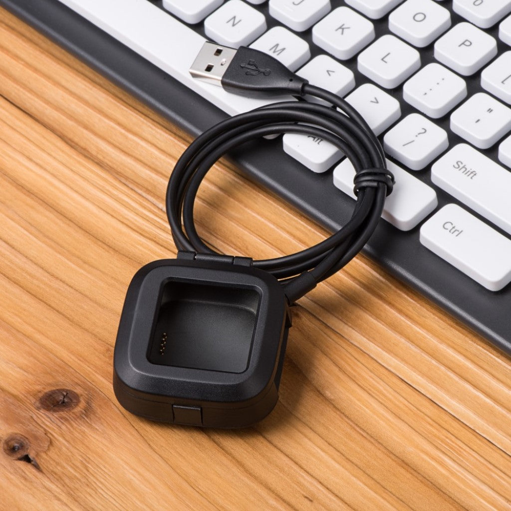 Fitbit Versa Kabel Til Opladnings Dock - Sort#serie_056