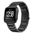 Correa de reloj de acero inoxidable Fitbit Versa de tres cuentas 