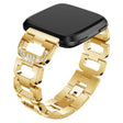 Correa de acero inoxidable con brillantes Fitbit Versa 