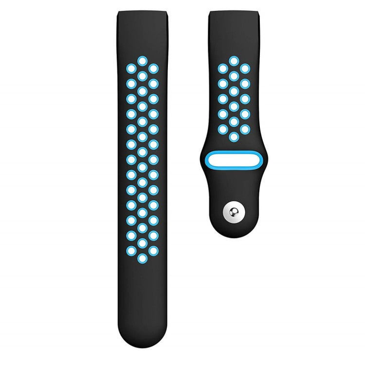 Meget skøn Fitbit Charge 3 Silikone Rem - Blå#serie_6