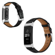 Correa de reloj de cuero auténtico resistente Fitbit Charge 3 