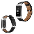 Fitbit Charge 3 cómoda correa de reloj de piel auténtica 