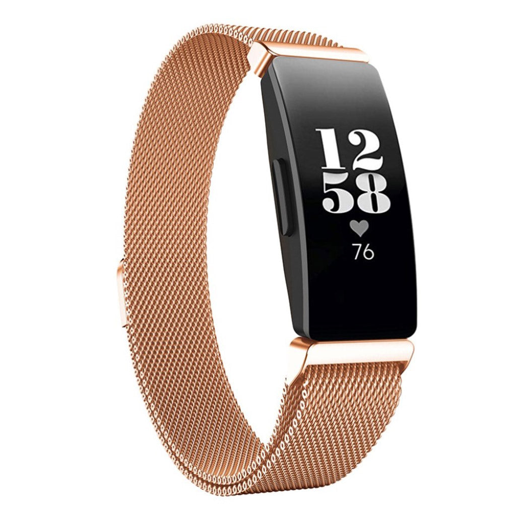 Mega fed Fitbit Inspire Metal Rem - Pink#serie_3