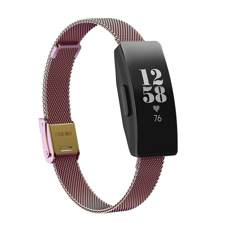 Helt vildt fint Fitbit Inspire Metal Rem - Pink#serie_1