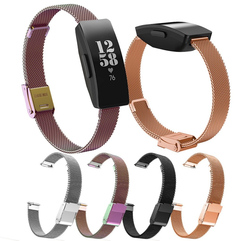 Helt vildt fint Fitbit Inspire Metal Rem - Pink#serie_1