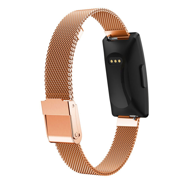 Helt vildt fint Fitbit Inspire Metal Rem - Pink#serie_2