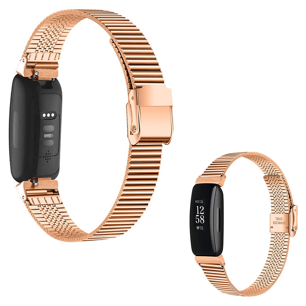 Meget pænt Fitbit Inspire Metal Rem - Pink#serie_4