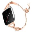 Correa de acero inoxidable 304 de moda para Fitbit Versa 2 / Versa Lite 