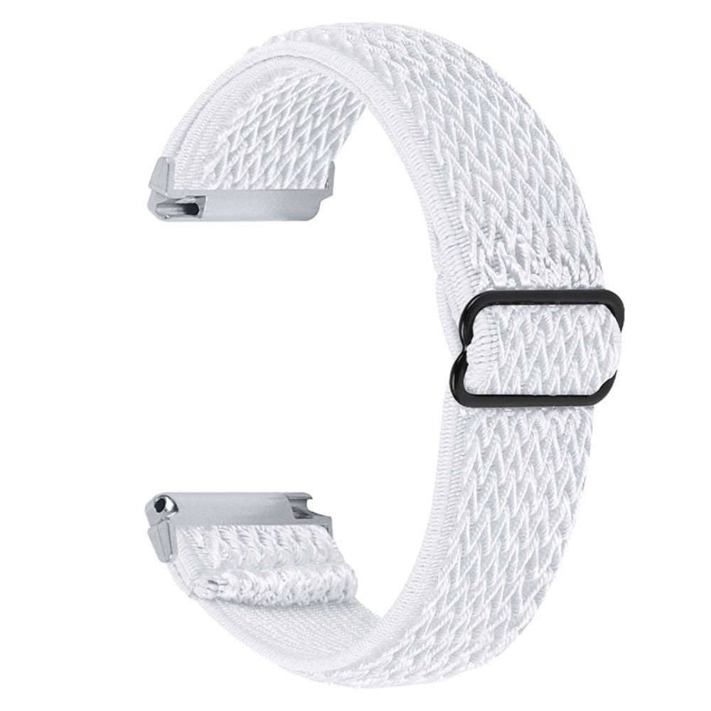 Stilfuld Fitbit Versa 2 / Fitbit Versa Lite Nylon Rem - Hvid#serie_15