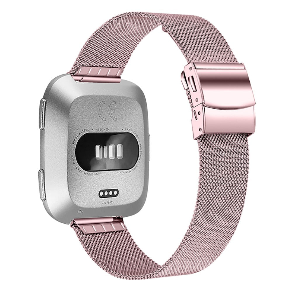 Meget cool Fitbit Versa 2 Metal Rem - Pink#serie_3