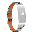 Fitbit Ace 2 / Inspire / HR correa de reloj de piel auténtica con motivos florales 