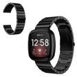 Correa de acero inoxidable de una fila para Fitbit Versa 3 