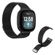 Correa de acero inoxidable para reloj Fitbit Versa 3 