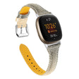 Correa de reloj de piel auténtica Fitbit Sense / Versa degradada 