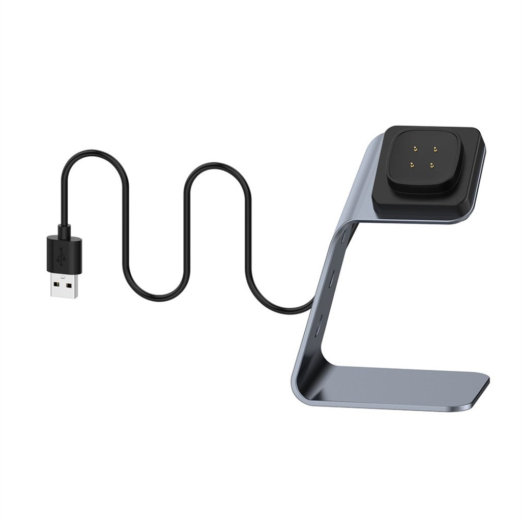 Metal Fitbit Versa 3 / Fitbit Sense Ladestation - Sølv#serie_1