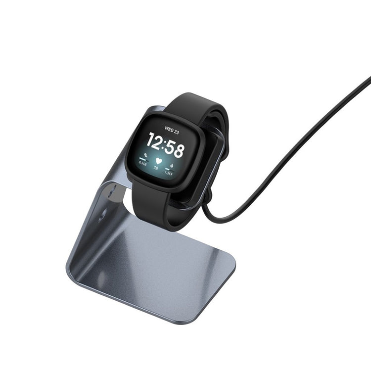 Metal Fitbit Versa 3 / Fitbit Sense Ladestation - Sølv#serie_1