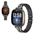 Fitbit Sense / Versa 3 elegante correa de reloj con decoración de strass 