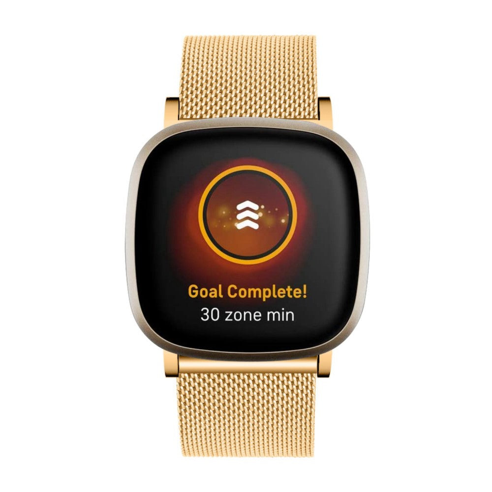 Vildt fint Fitbit Sense / Fitbit Versa 3 Metal Rem - Guld#serie_3