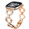 Correa de reloj con decoración de strass Fitbit Sense / Versa 3 