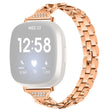 Fitbit Sense / Versa 3 elegante correa de reloj con decoración de strass 
