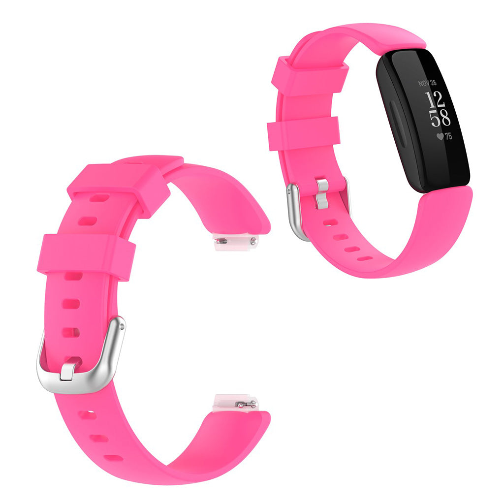 Meget sejt Fitbit Inspire 2 Silikone Rem - Størrelse: S - Pink#serie_3